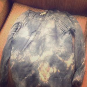 AE blue tiedye sweater SZ S